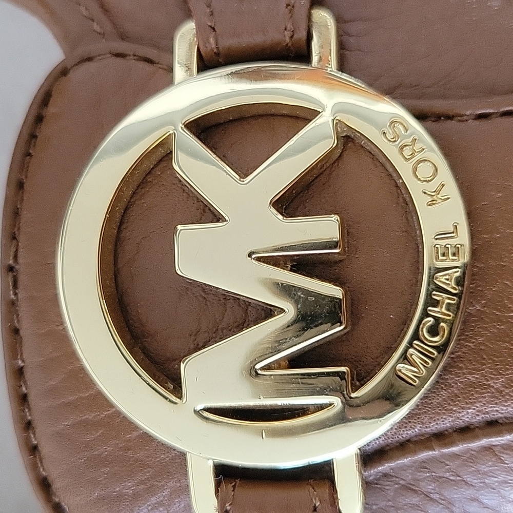 Michael Kors Shoes, 7.5, Brown/Gold - Picture 9 of 10
